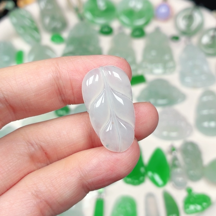 颈饰未镶嵌翡翠缅甸天然A货翡翠