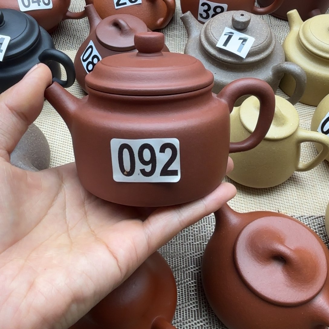 茶壶紫砂紫泥德钟150cc瑕疵