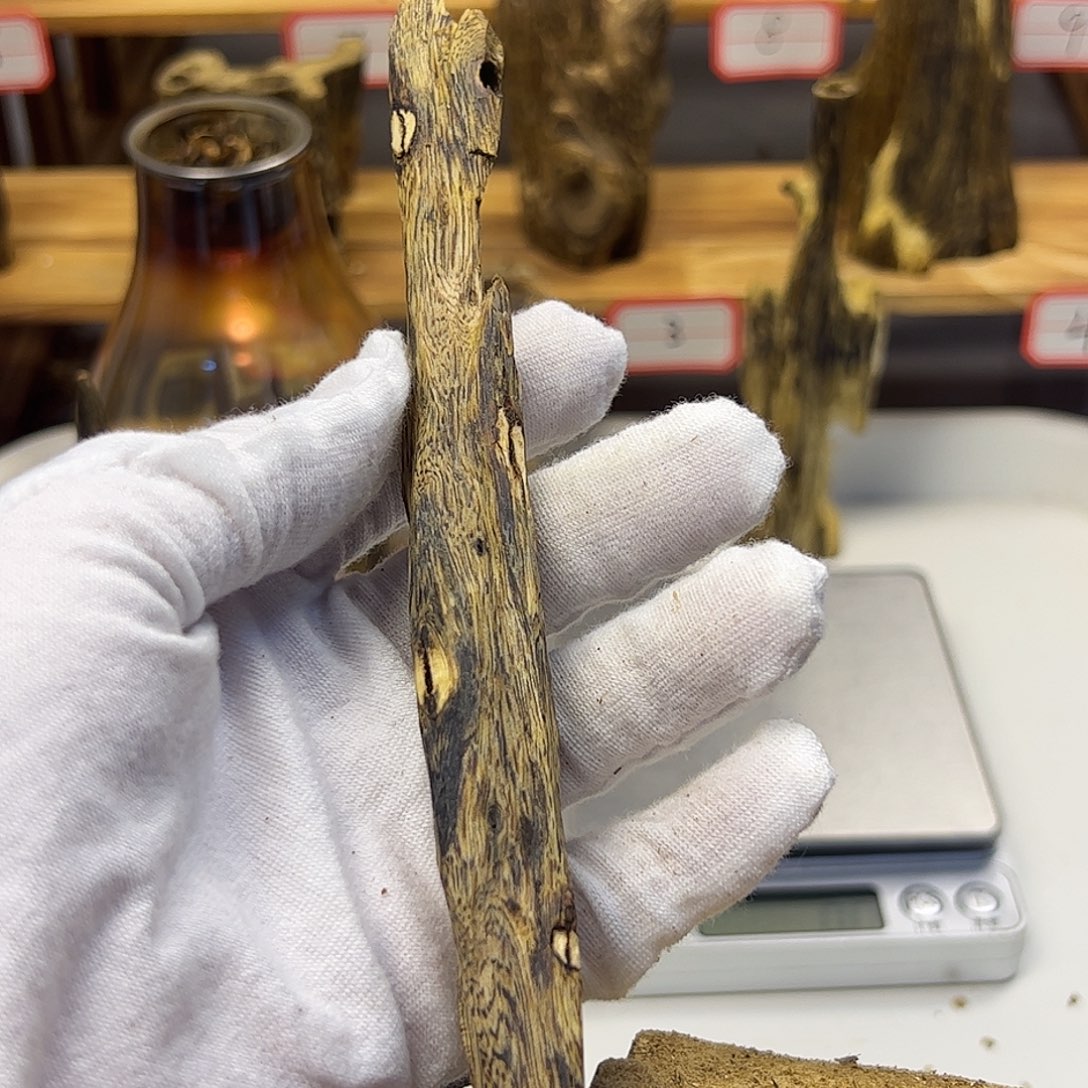 沉香碎屑沉香张勺子16.9克 兰花香凉韵