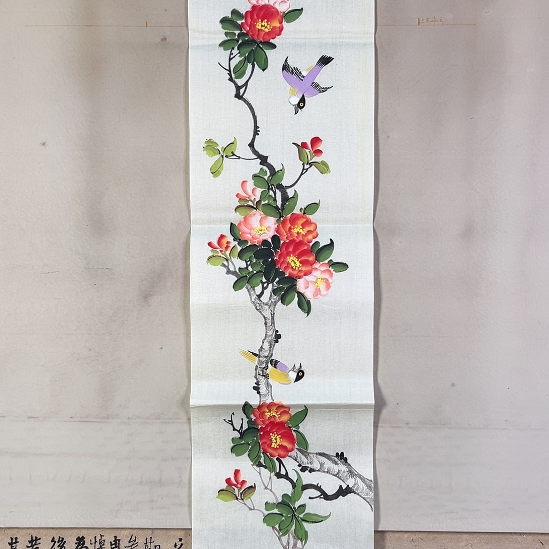 国画102 花鸟在此鸣叫时还要一