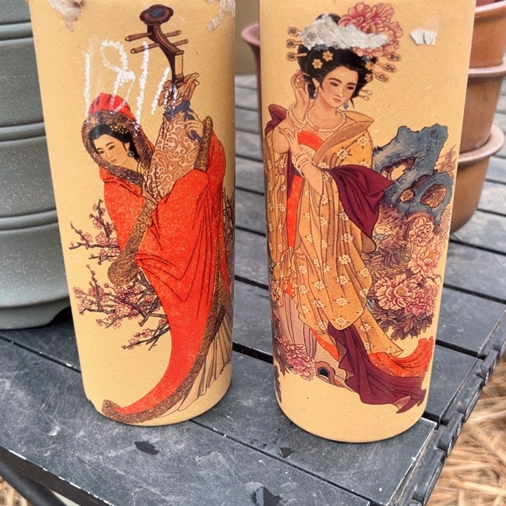 红陶紫砂兰花盆无暇