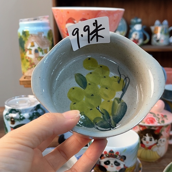 陶景德镇釉下手绘陶瓷 