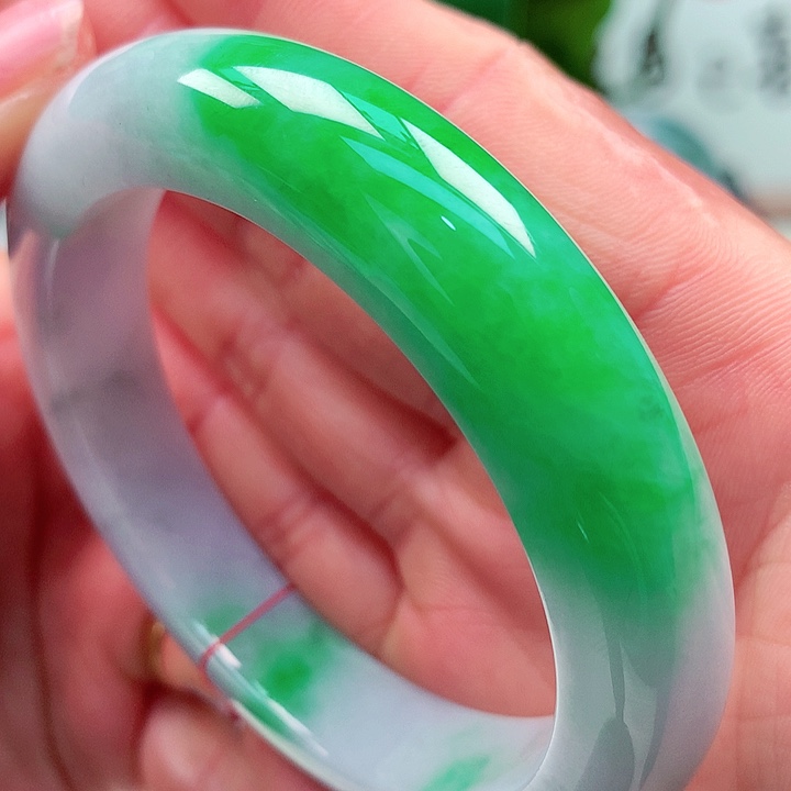 翡翠未镶嵌手镯天然翡翠手镯