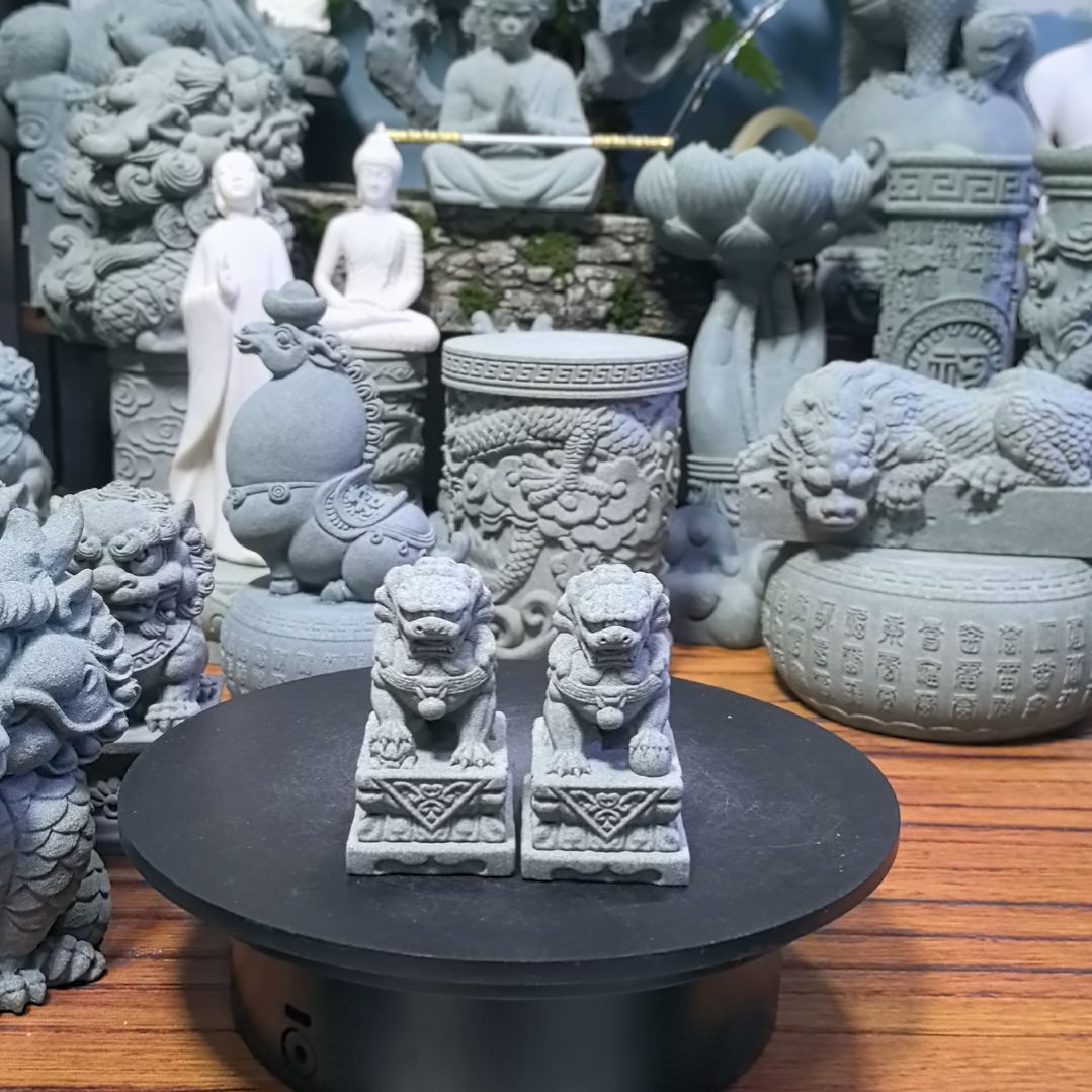 人造石青砂石造景摆件