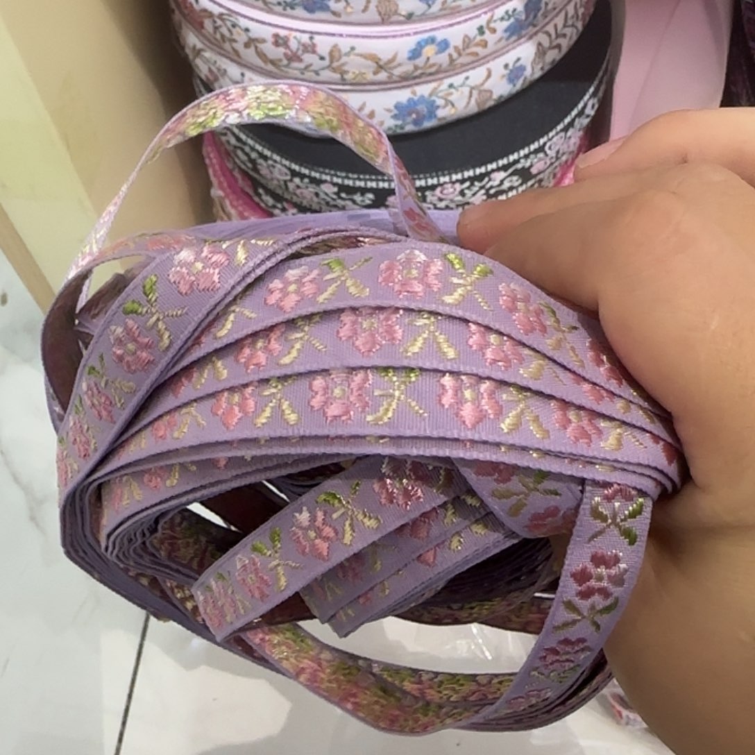 白*浅服装辅料花边织带