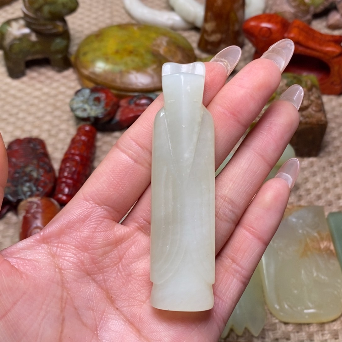 白玉菩提吊坠白玉菩提白玉菩提摆件