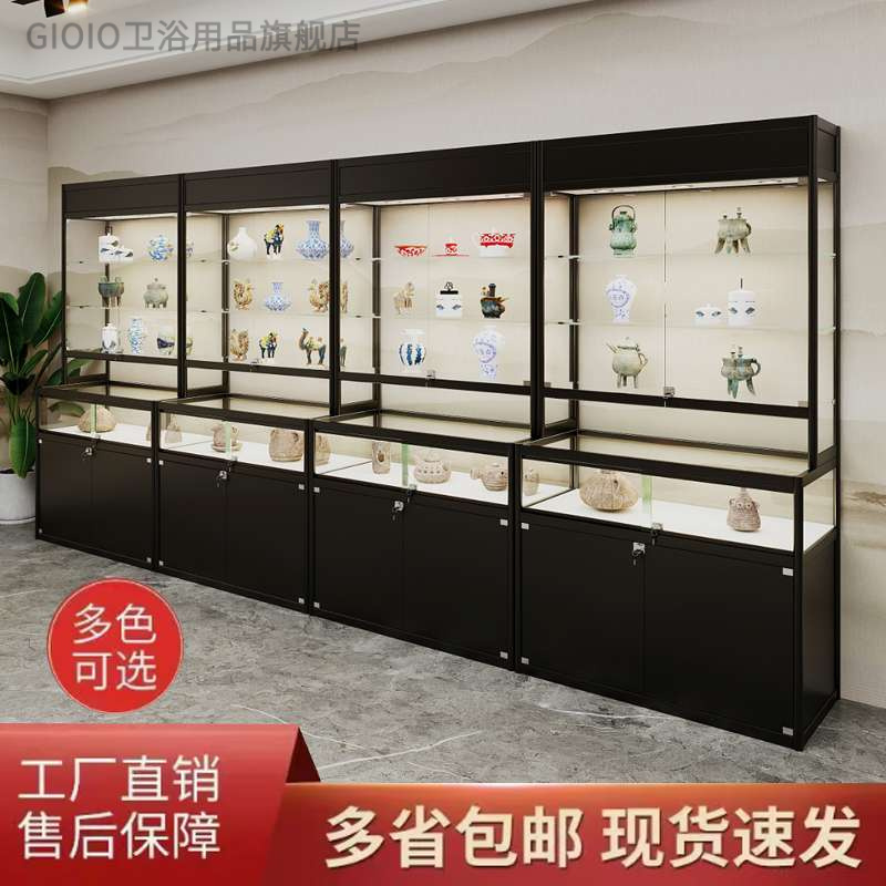 新疆西藏包邮高端珠宝展示柜黄金首饰钻石柜翡翠玉石玻璃柜工艺品