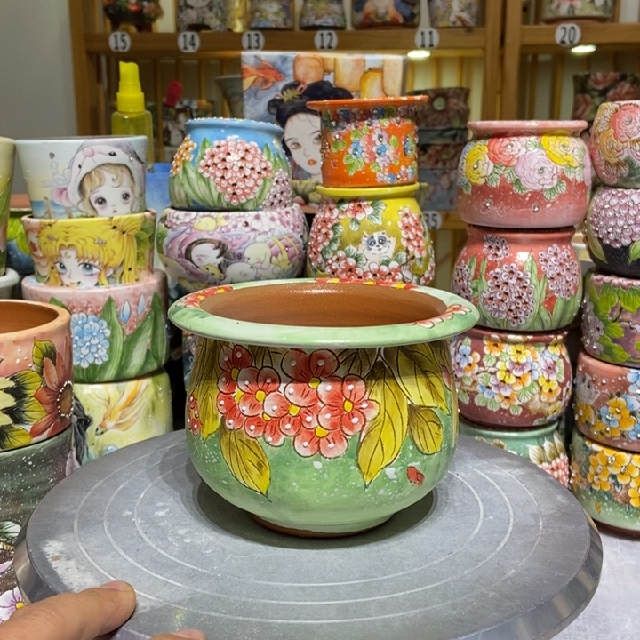 景德镇艺术手绘作品