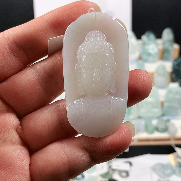 吊坠(不含链)未镶嵌翡翠27佛头