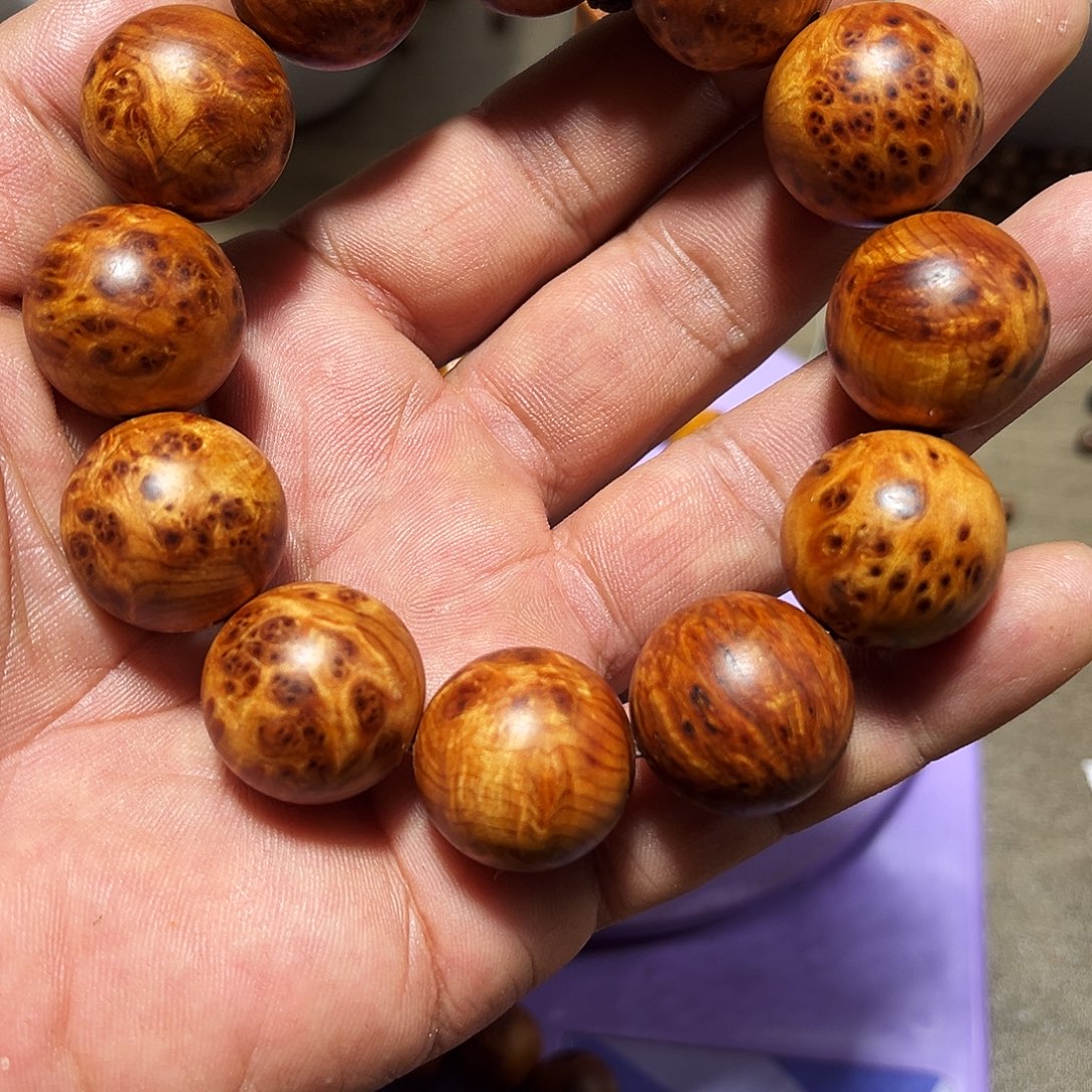 情***深香榧木崖柏手串2.0