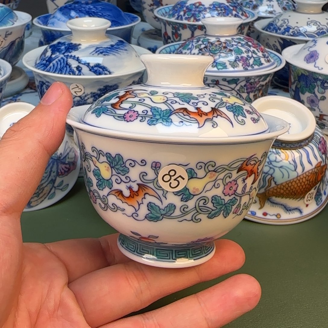 彦祖纯手工手绘茶具85