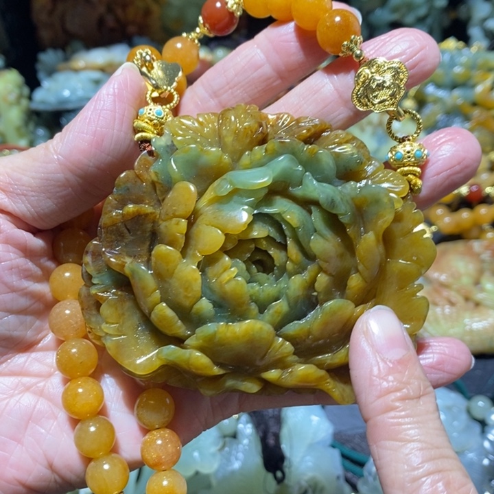 岫玉岫玉吊坠未镶嵌