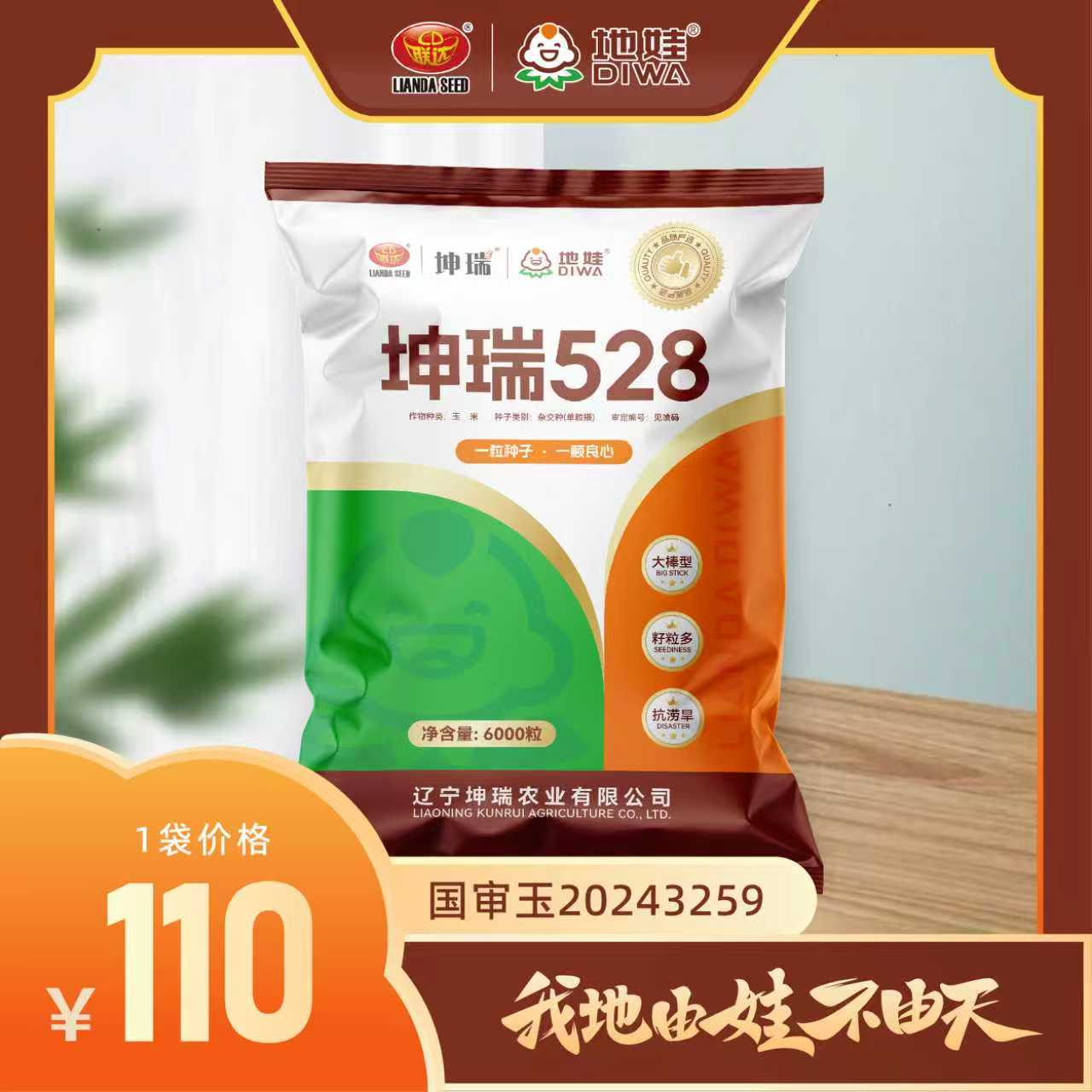 地娃坤瑞528玉米种子全款