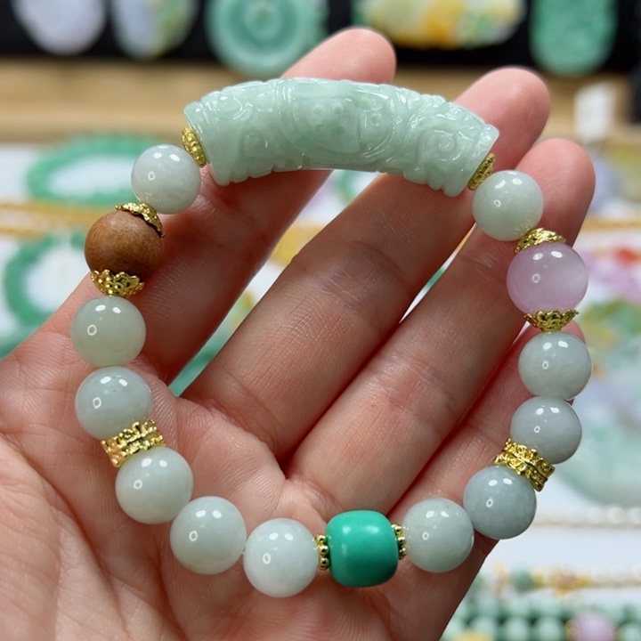 未镶嵌手链翡翠手串
