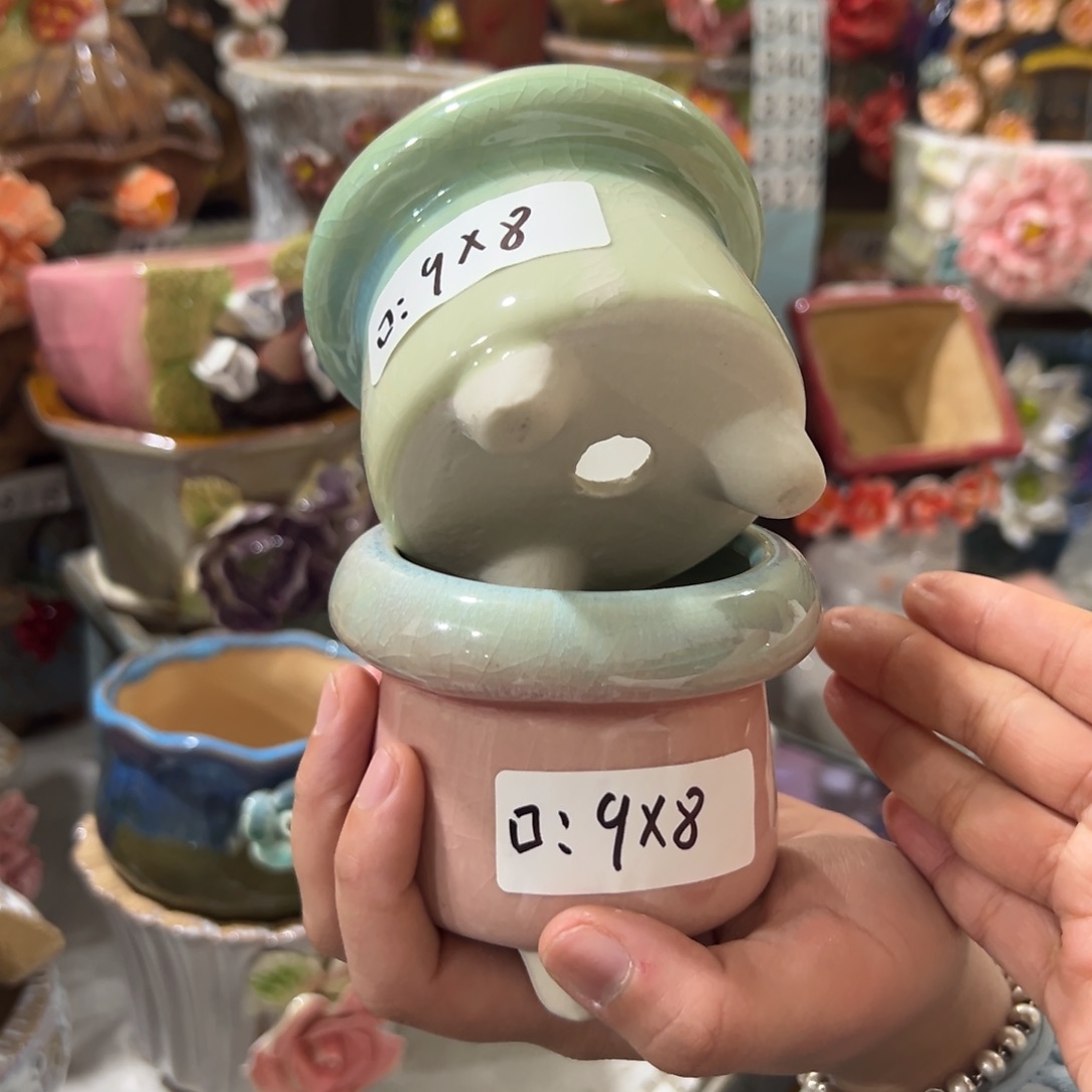 颜色随便，满20米秒退拉黑花盆