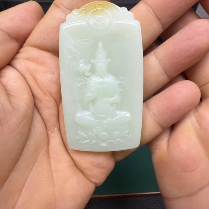 和田玉未镶嵌颈饰临*