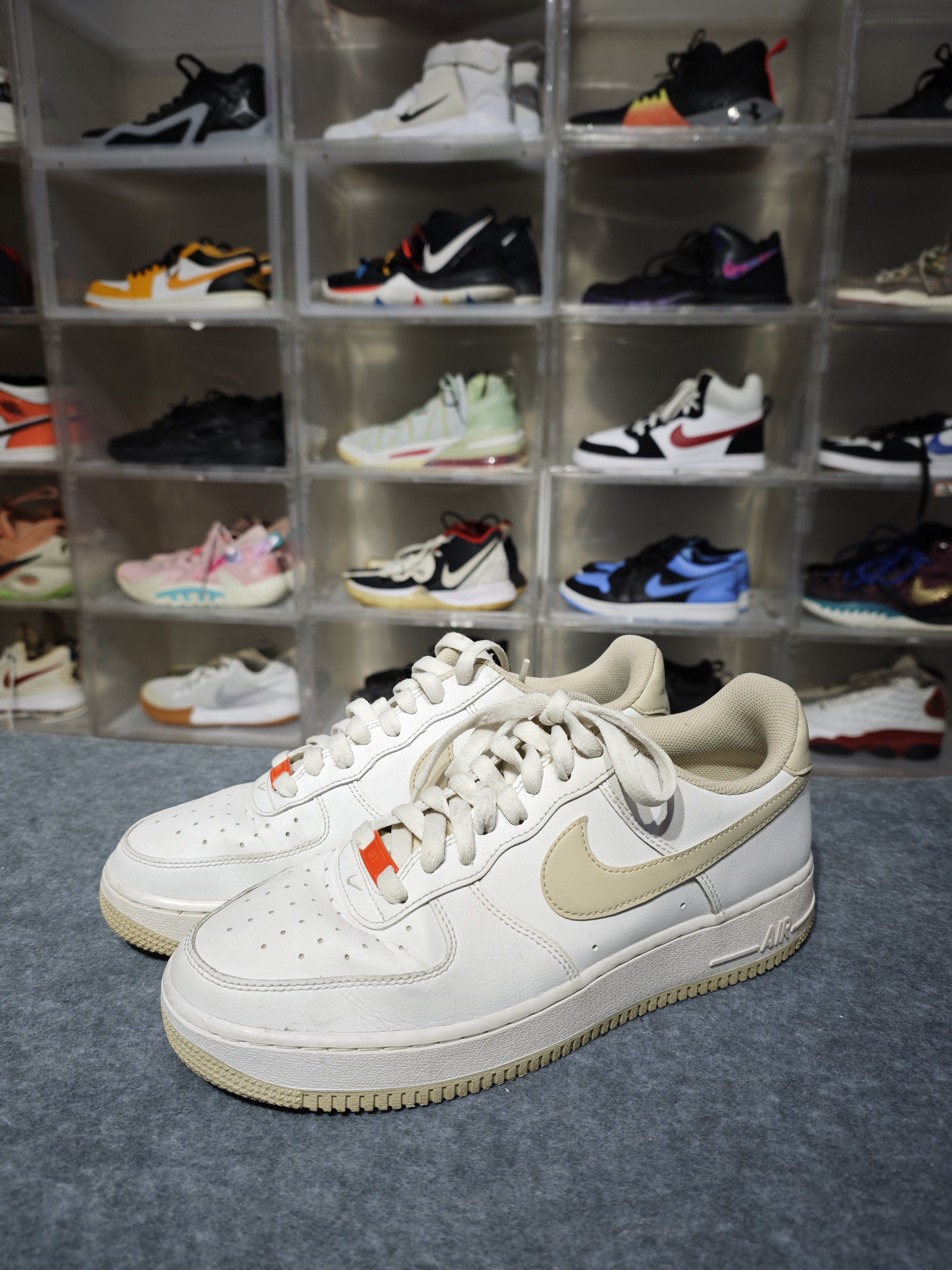 43码Nike Air Force 1 '07  低帮 板鞋  白藤黄