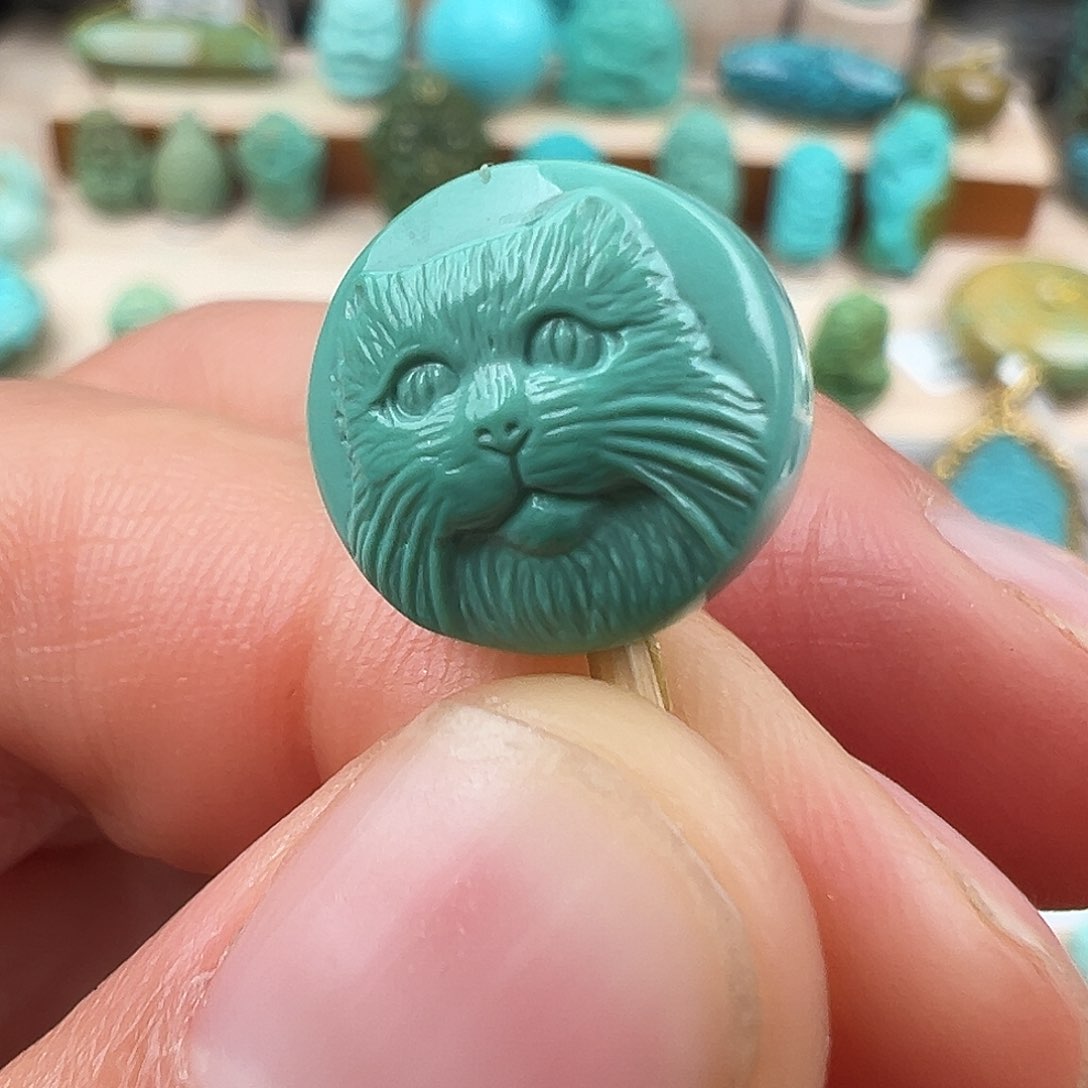 绿松石配饰未镶嵌