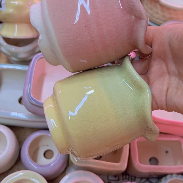 陶瓷花盆当场凑满12包邮