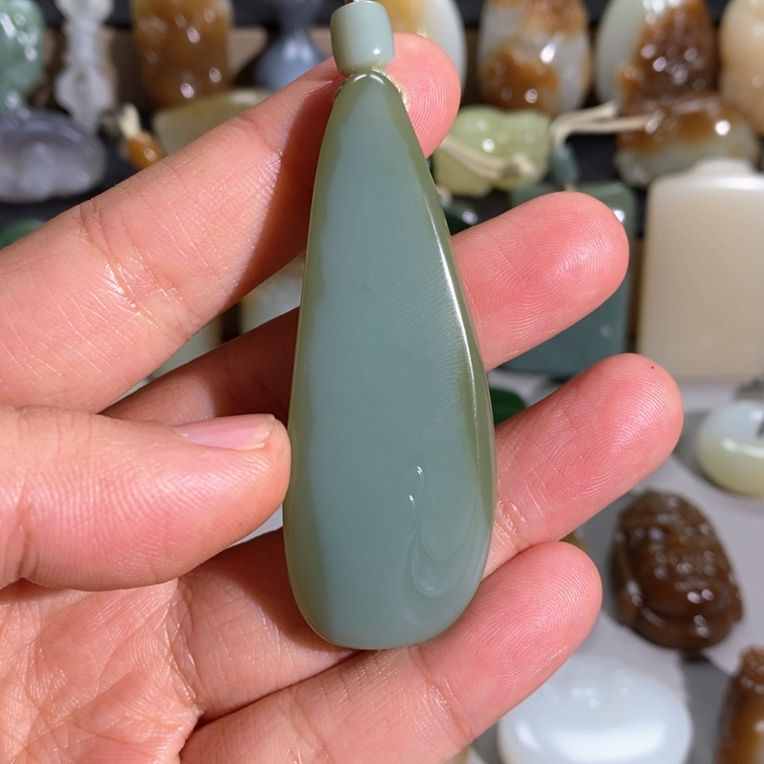 和田玉未镶嵌挂件