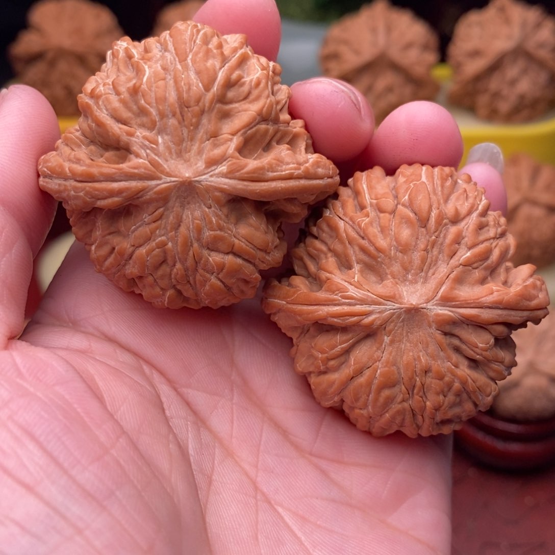 文玩核桃把件磨盘43