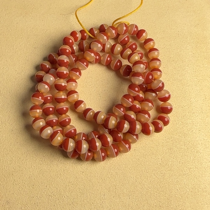 夜***雨玛瑙/玉髓未镶嵌手串