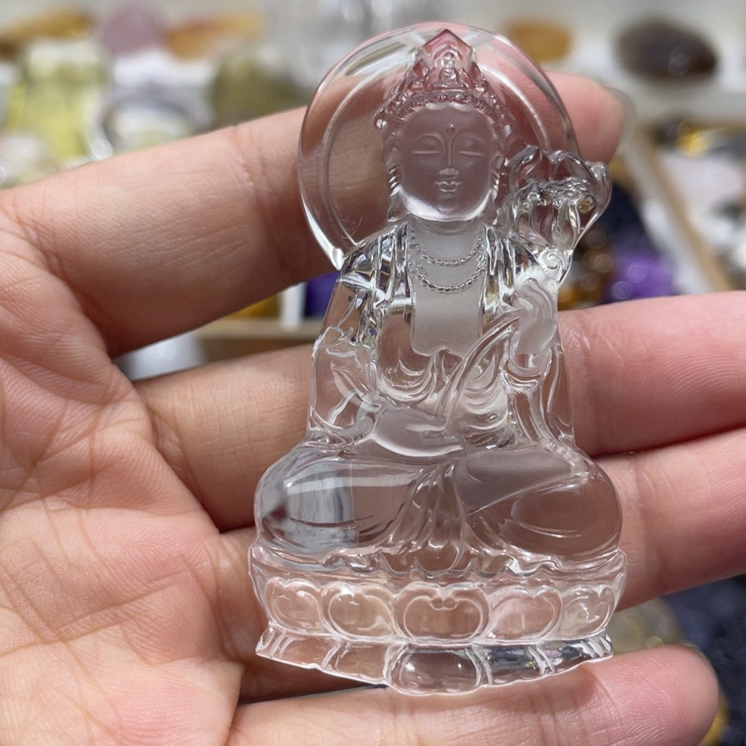 未镶嵌颈饰水晶定制