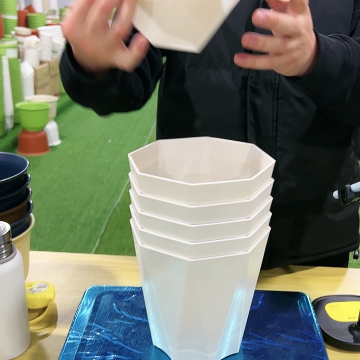 微瑕fc155口15.5高16.5白色6只无托