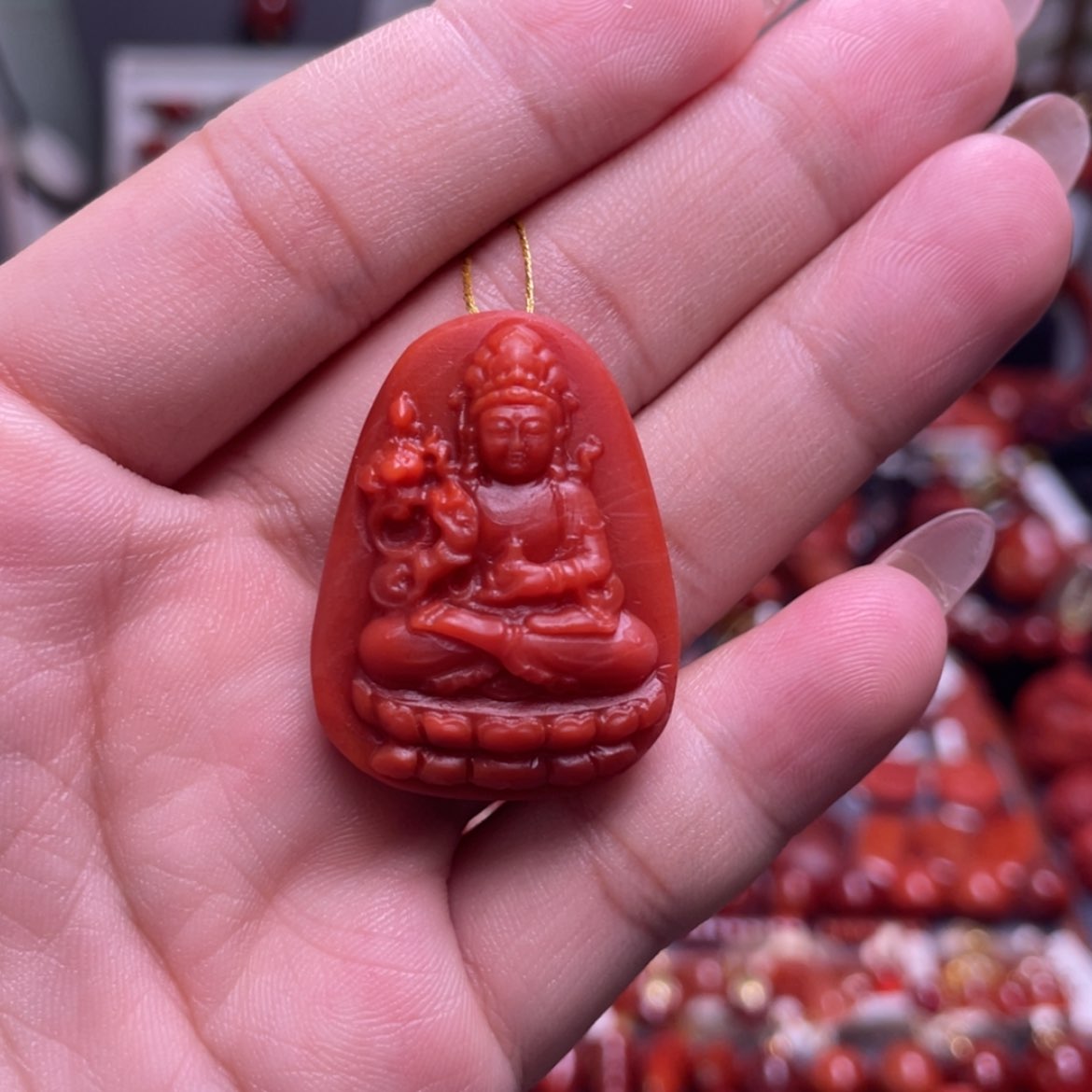 【闪购商品】未镶嵌观音南红玛瑙