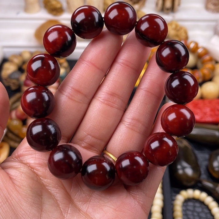 驼骨其他牦牛角圆珠16