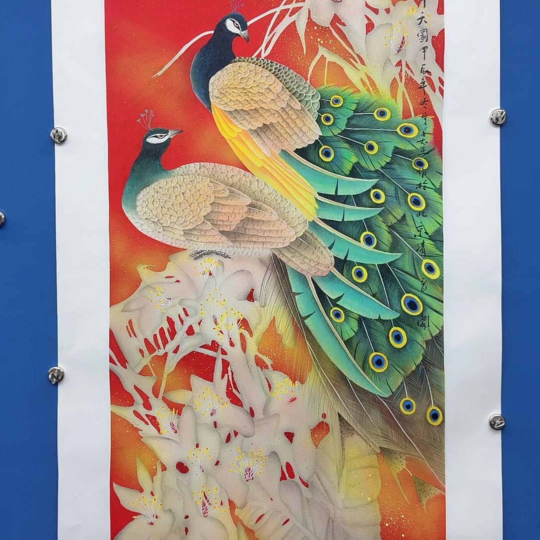 国画多次参加国内外大型展览交流