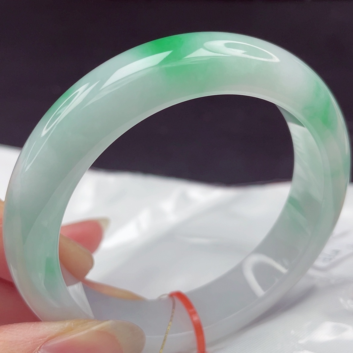 【闪购商品】未镶嵌手镯翡翠56圈015