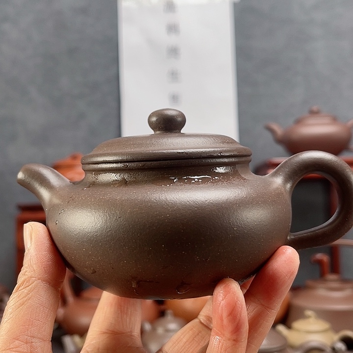 紫砂茶壶.*四号井老紫泥