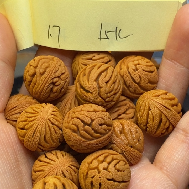 吊坠桃核秦岭龙纹桃核17尺寸