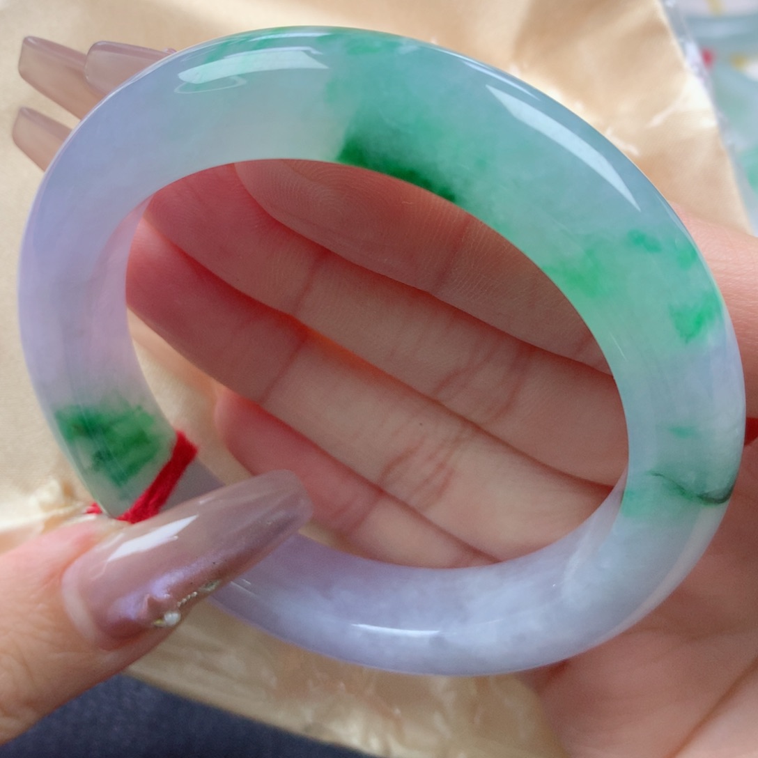 未镶嵌手镯翡翠缅甸天然翡翠A货56.8