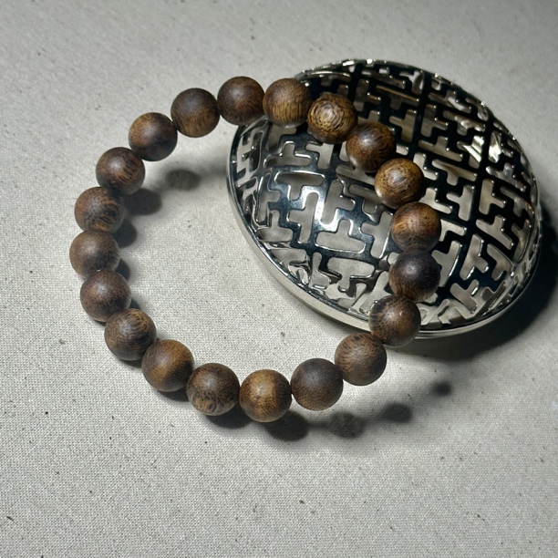 沉香YB49矿林紫棋楠10mm圆珠单圈（多样性发一）