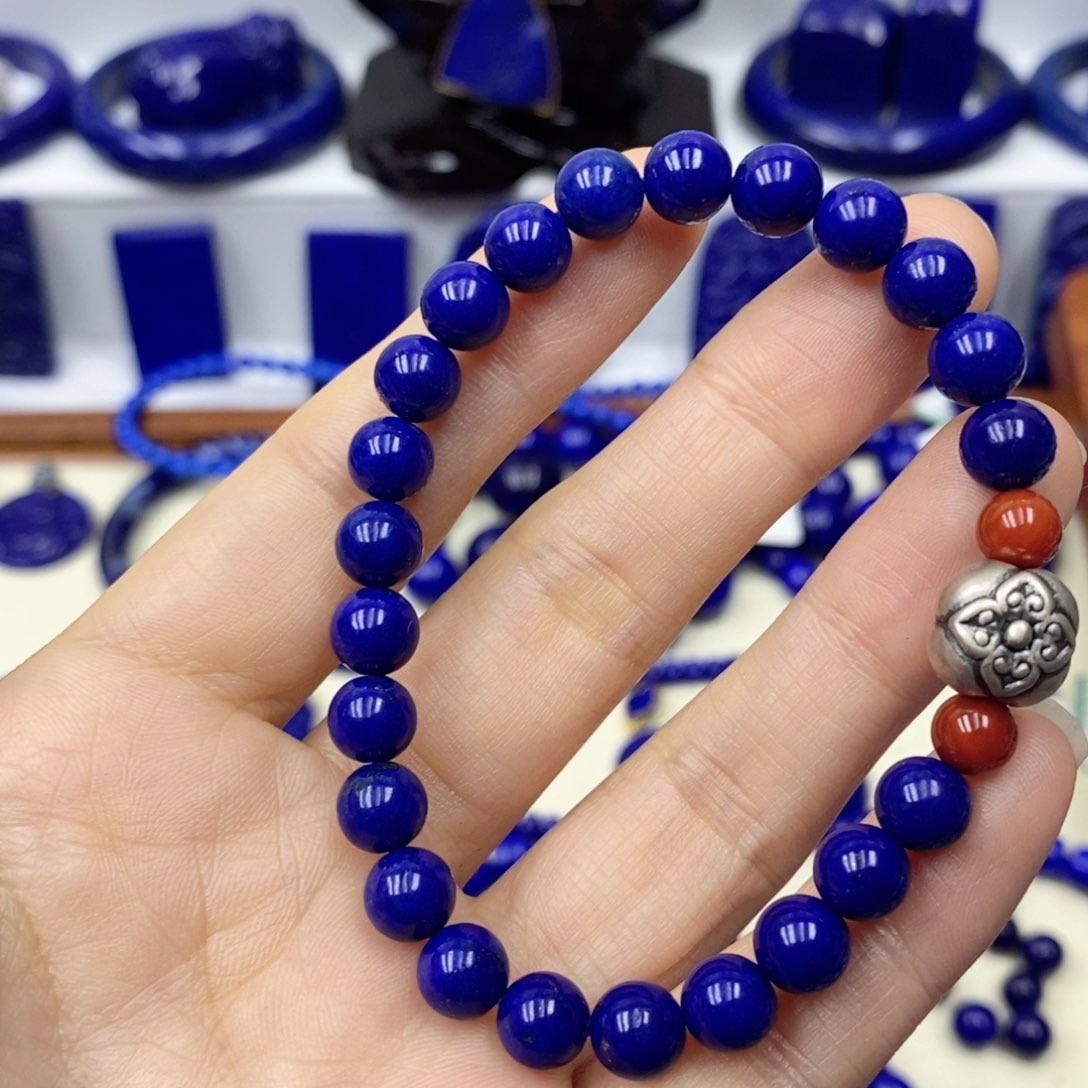 青金石手链未镶嵌