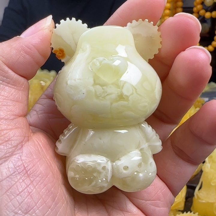 蜜蜡珠宝奇石未镶嵌微瑕