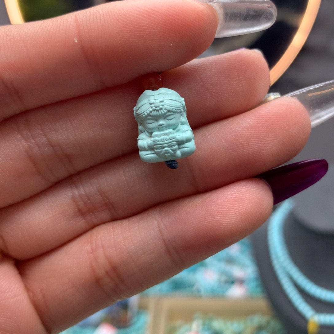 绿松石挂件未镶嵌