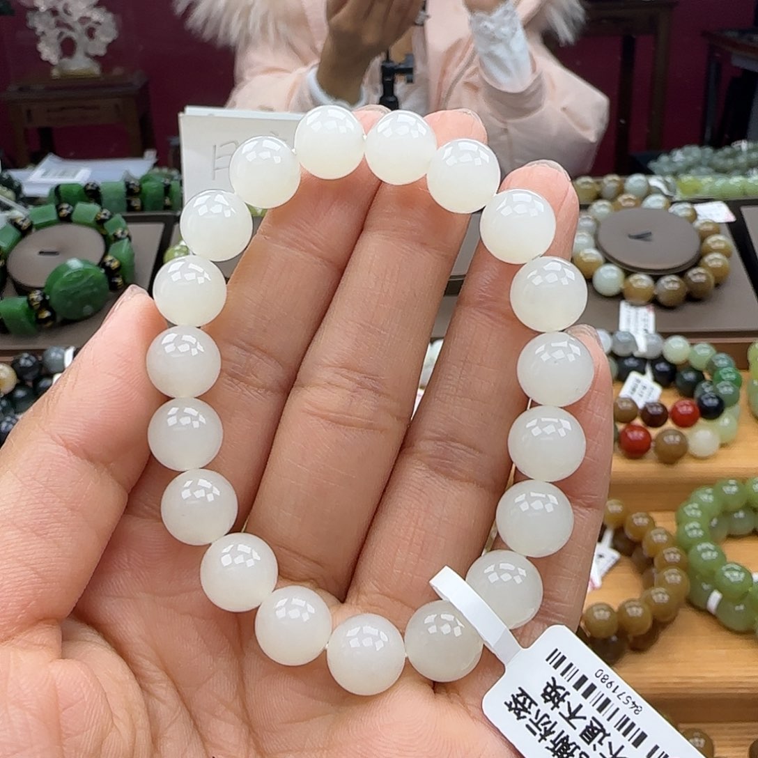 和田玉未镶嵌手链