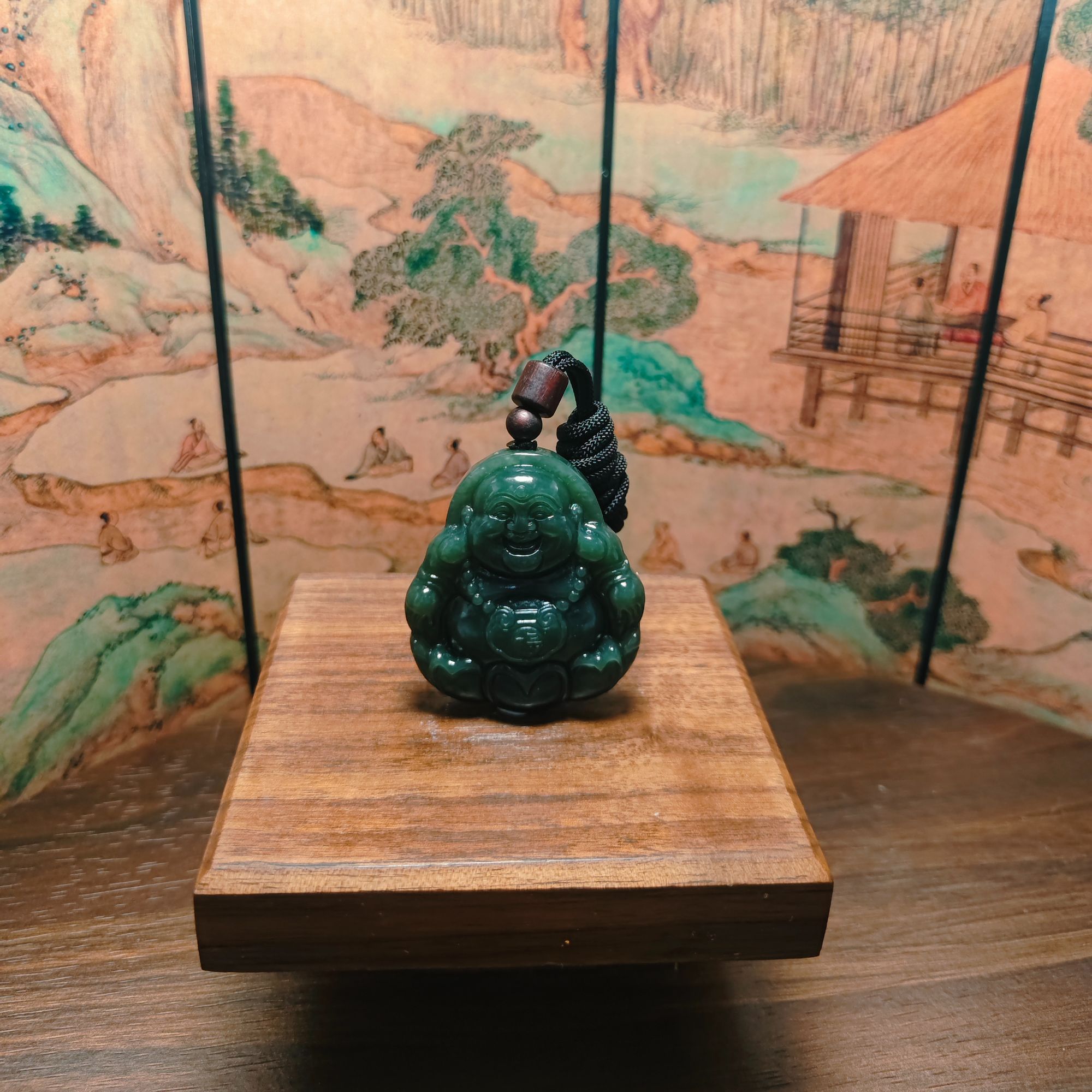 E和田玉佛公吊坠1392