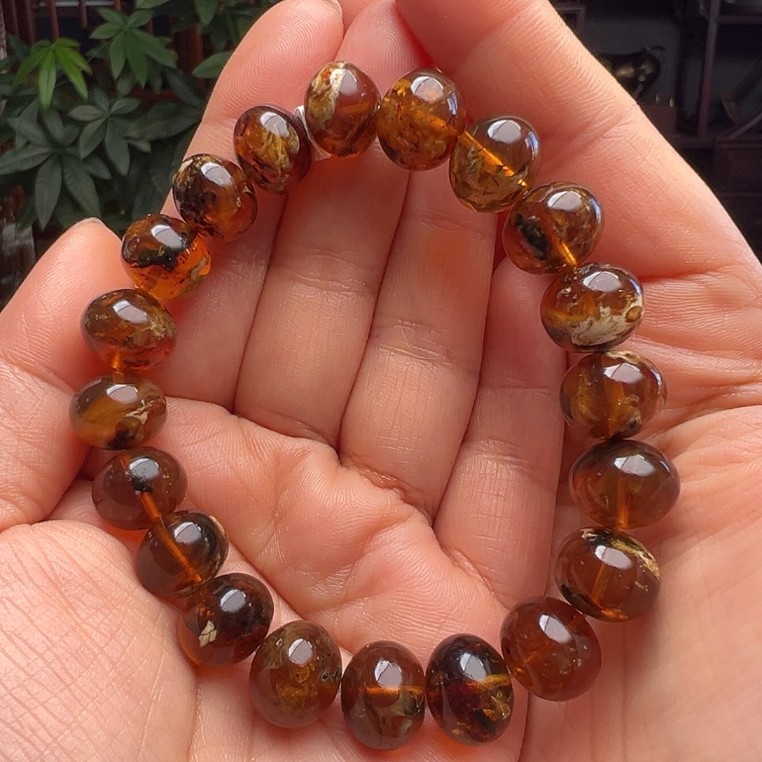 琥珀未镶嵌裸石抚顺琥珀10170十二