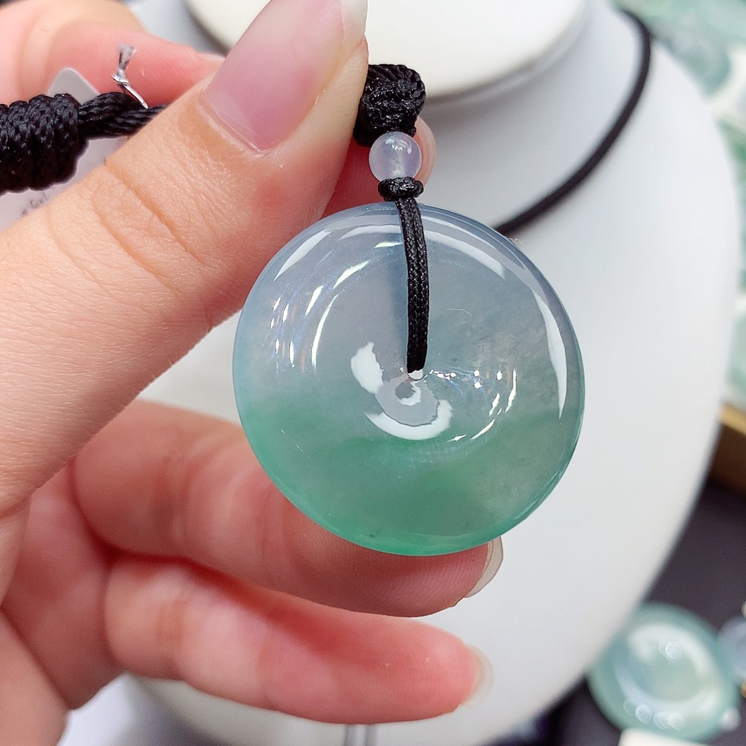 颈饰未镶嵌翡翠翡翠97，29.7/5.2