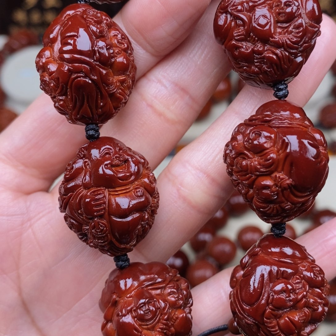 橄榄核吊坠西****壶弥勒，