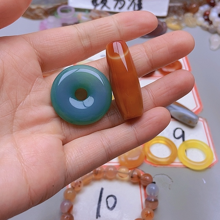 【闪购商品】未镶嵌玛瑙/玉髓珠宝半成品忧**名