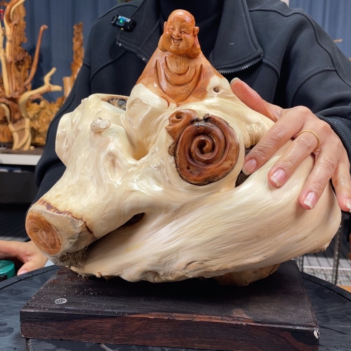 柏木（崖柏）随型摆件