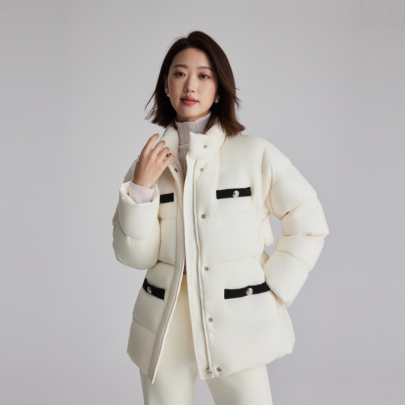 OBEG欧碧倩简约可拆卸羽绒服50484511