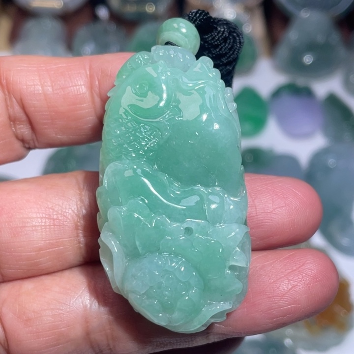 福***慧翡翠未镶嵌吊坠(不含链)