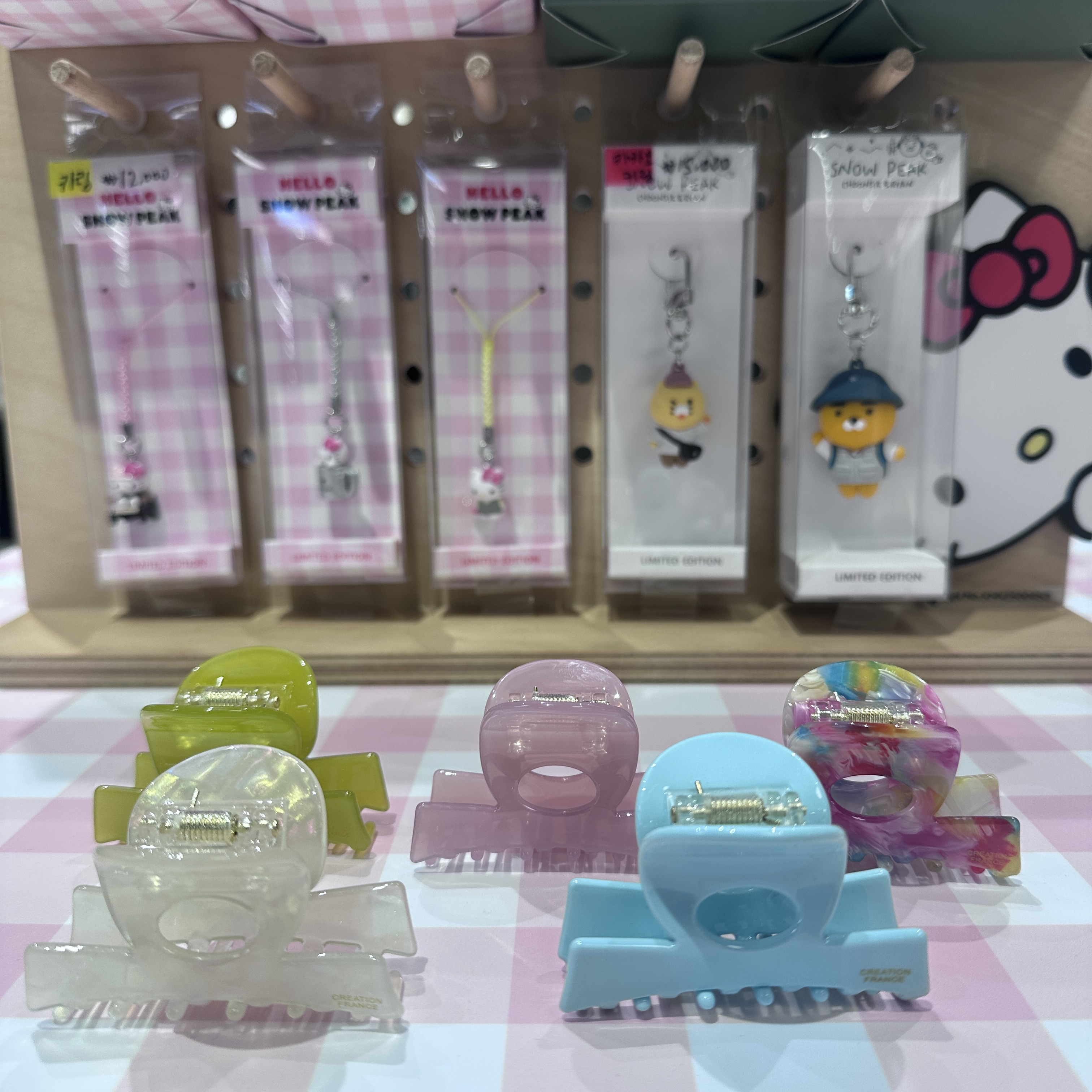 欣欣在韩抓夹/NO退正品限量醋酸CF高级女团风发夹ZJ01