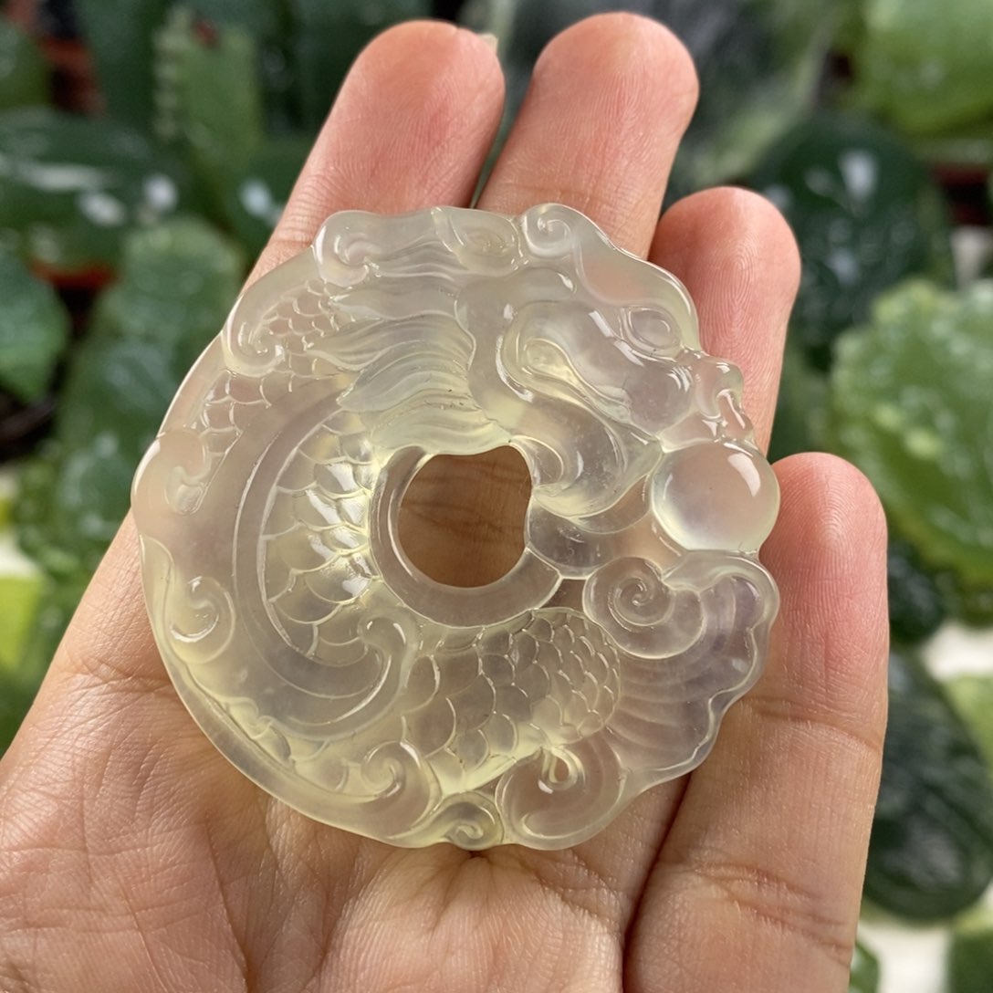 岫玉挂件未镶嵌挂件